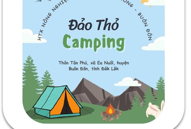 Logo Đảo Thỏ Camping Phú Nông Farm