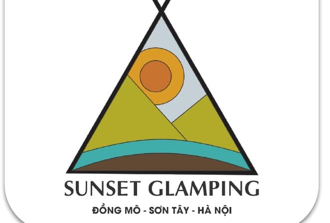 Logo Sunset Glamping Đồng Mô